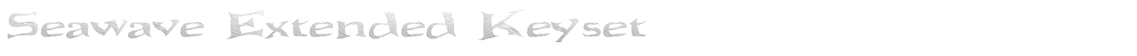 Seawave Basic font preview